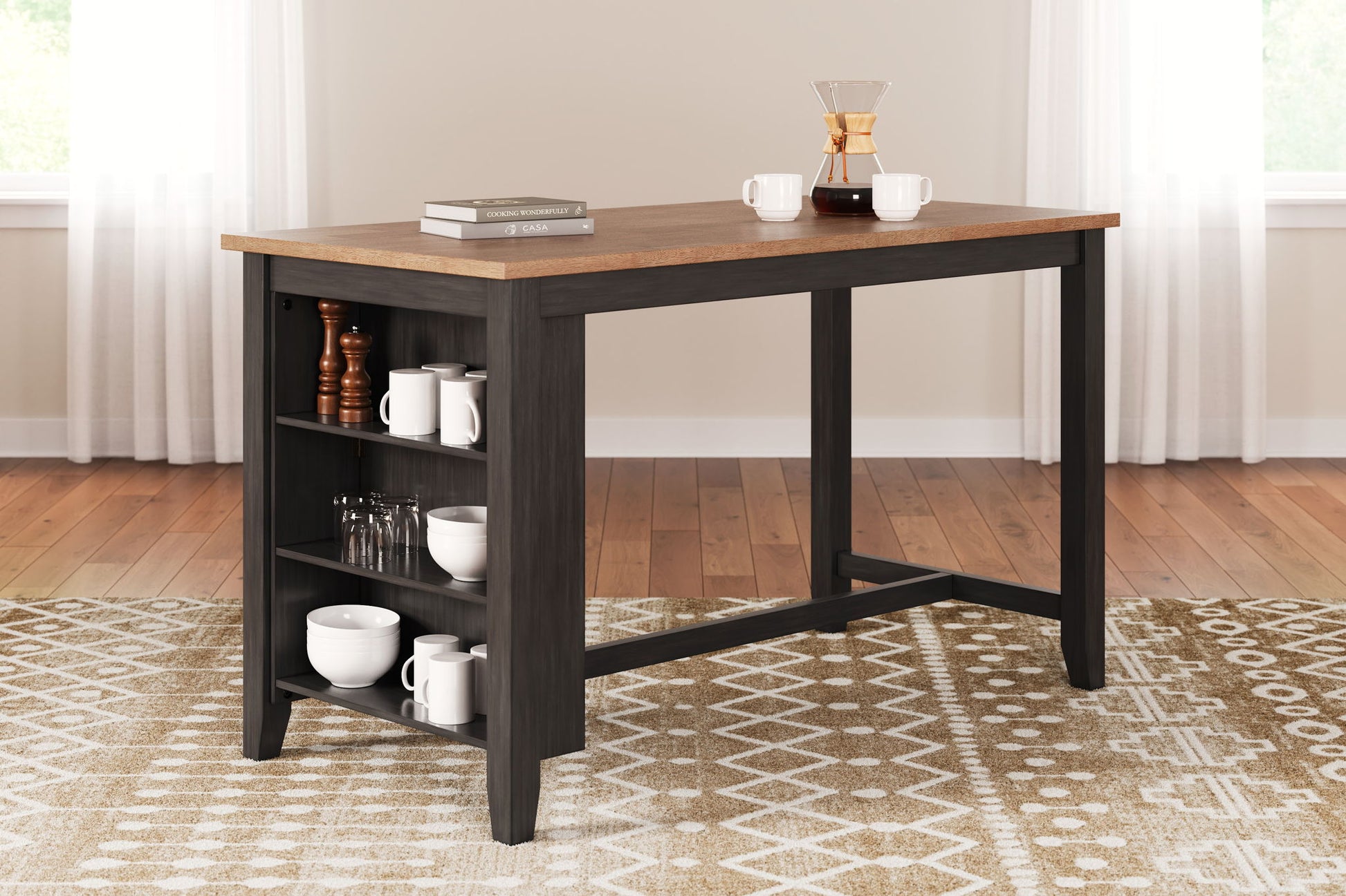 Gesthaven - Rectangular Dining Room Counter Table - Hornell Furniture Outlet