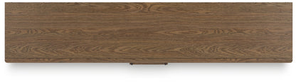 Roanhowe - Brown - Extra Large TV Stand - Hornell Furniture Outlet