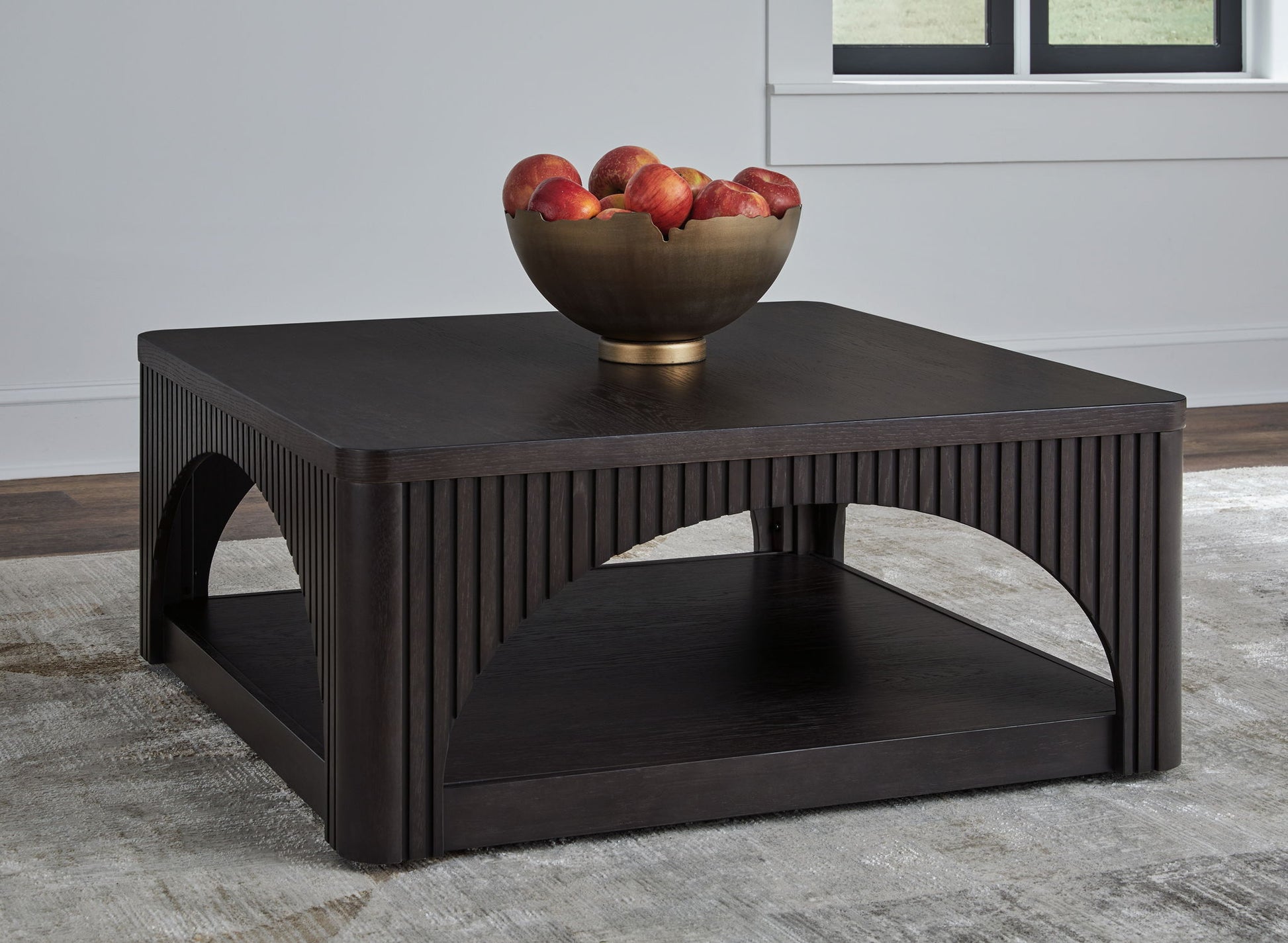 Yellink - Black - Square Cocktail Table - Hornell Furniture Outlet