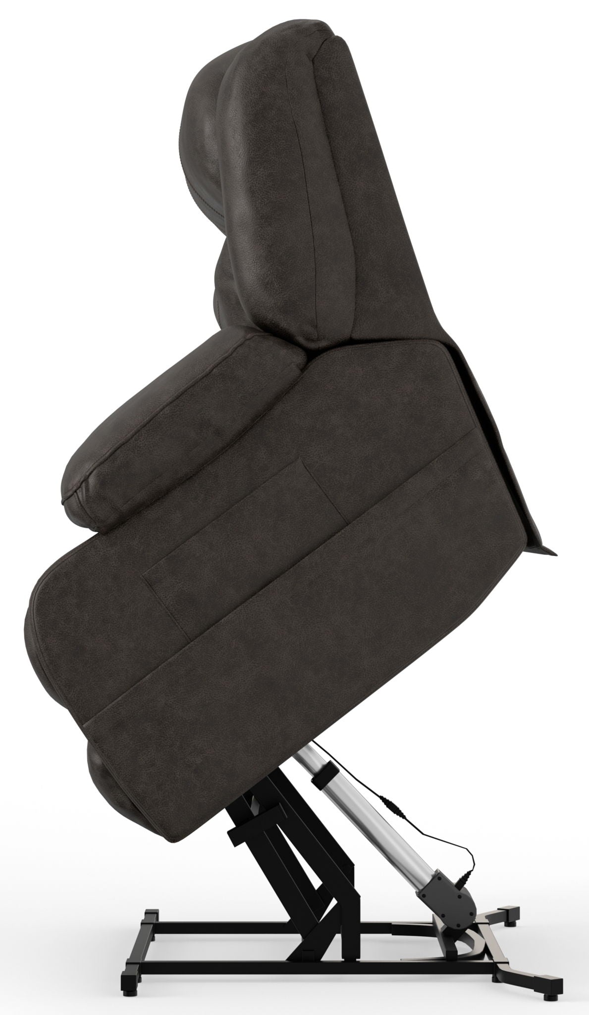 Tucker - Power Lift Recliner With Heat & Massage - Steel - Hornell Furniture Outlet