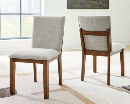 Kraeburn - Beige / Brown - Dining Upholstered Side Chair (Set of 2) - Hornell Furniture Outlet