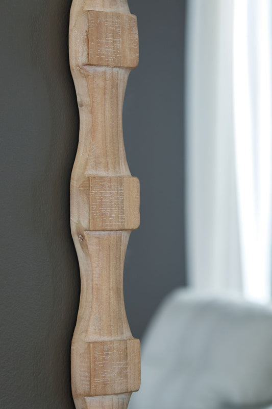 Acelmore - Light Brown - Accent Mirror - Hornell Furniture Outlet