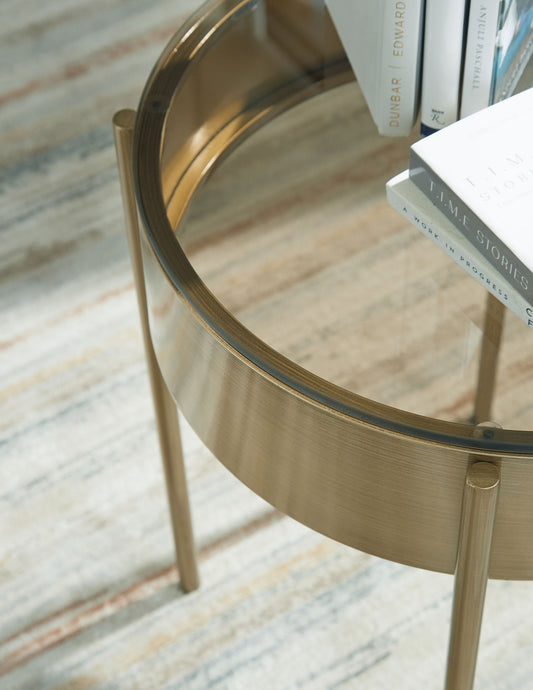 Jettaya - Brushed Brass - Occasional Table Set (Set of 3) - Hornell Furniture Outlet