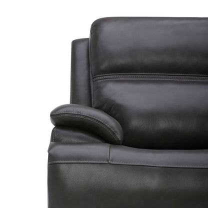 Bentley - Loveseat With Console P2 & ZG - Graphite - Hornell Furniture Outlet