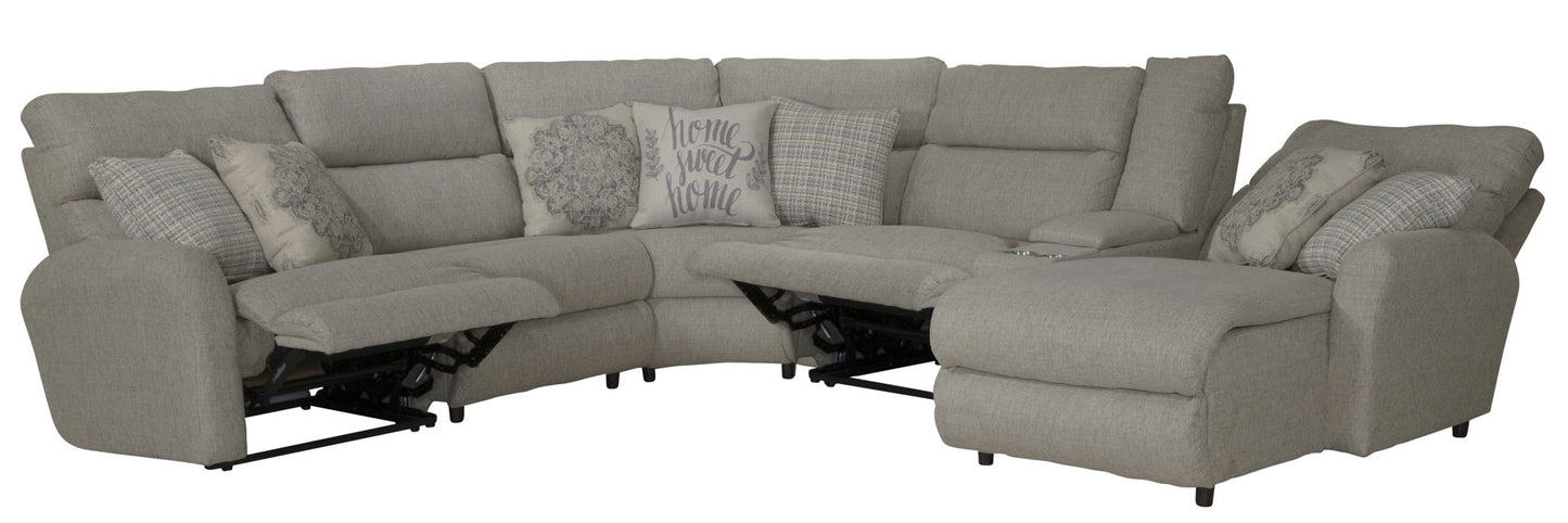 McPherson - Reclining Sectional - Hornell Furniture Outlet