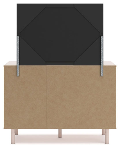 Wistenpine - Blush - Dresser And Mirror - Hornell Furniture Outlet
