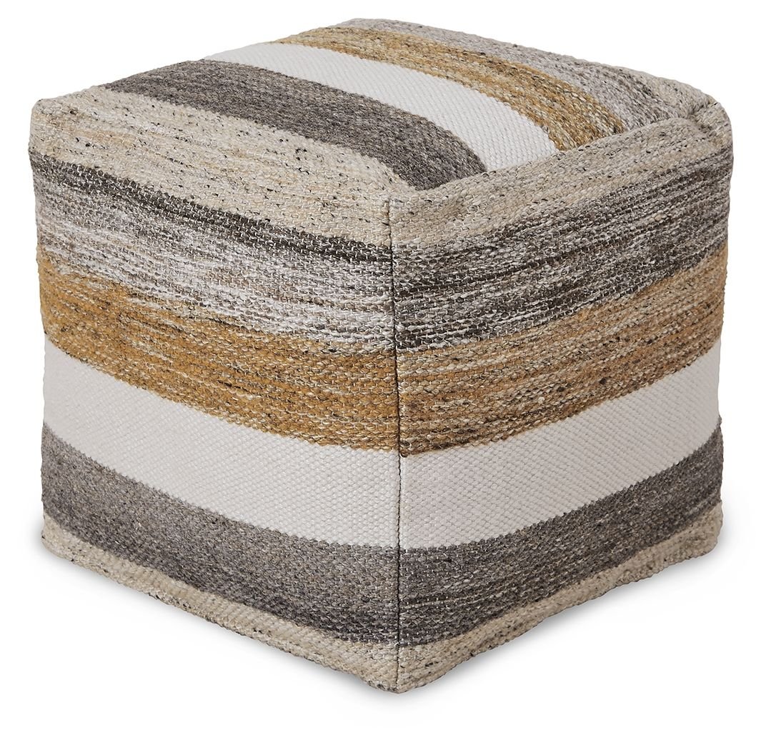 Josalind - Multi - Pouf - Hornell Furniture Outlet