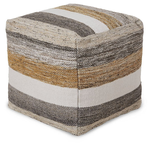 Josalind - Multi - Pouf - Hornell Furniture Outlet