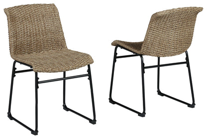 Amaris - Brown / Black - Chair (Set of 2) - Hornell Furniture Outlet