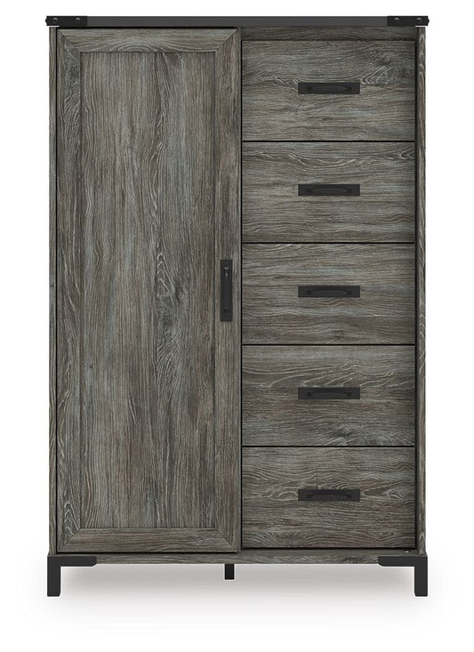 Frandern - Gray - Dressing Chest - Hornell Furniture Outlet
