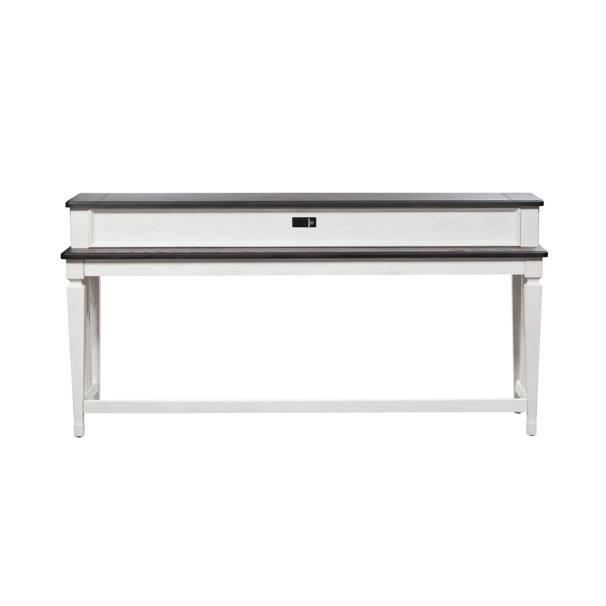 Allyson Park - Console Bar Table - White - Hornell Furniture Outlet