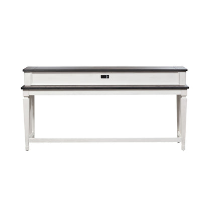 Allyson Park - Console Bar Table - White - Hornell Furniture Outlet