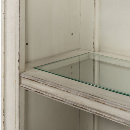 Magnolia Manor - Credenza Hutch - White - Hornell Furniture Outlet