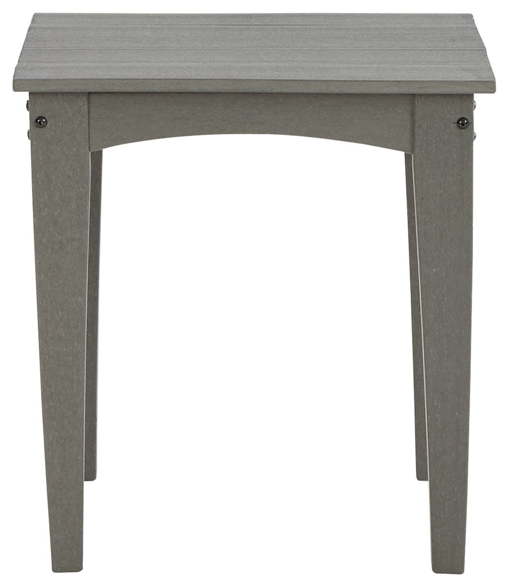 Visola - Gray - Square End Table - Hornell Furniture Outlet