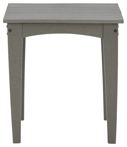 Visola - Gray - Square End Table - Hornell Furniture Outlet