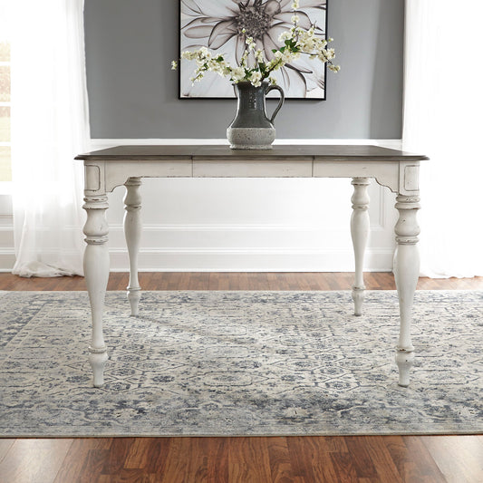 Magnolia Manor - Gathering Leg Table - White - Hornell Furniture Outlet