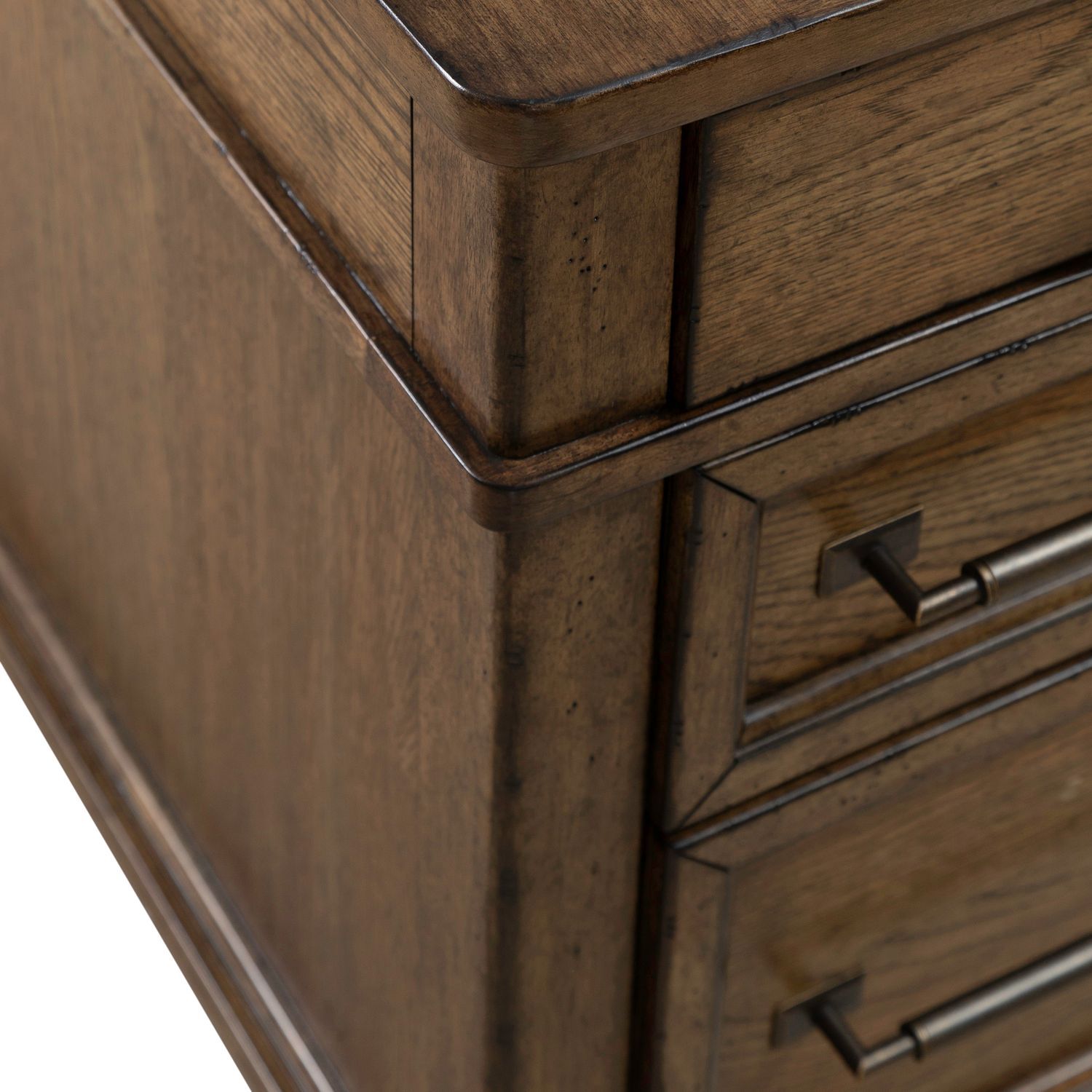 Carolina Park - Jr Executive Desk - Brown - Hornell Furniture Outlet