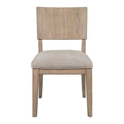 Proximity Place - Panel Back Side Chair (RTA) - Brown - Hornell Furniture Outlet