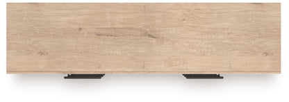 Sanginlane - Tan - Six Drawer Dresser - Hornell Furniture Outlet