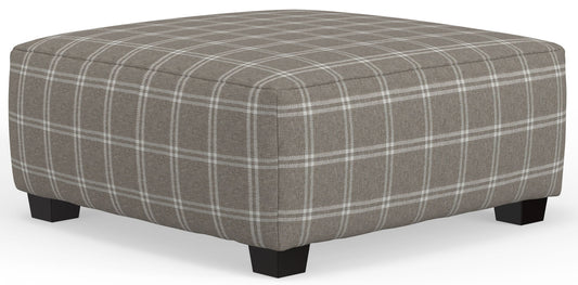 Magnolia - Cocktail Ottoman - Mink - Hornell Furniture Outlet
