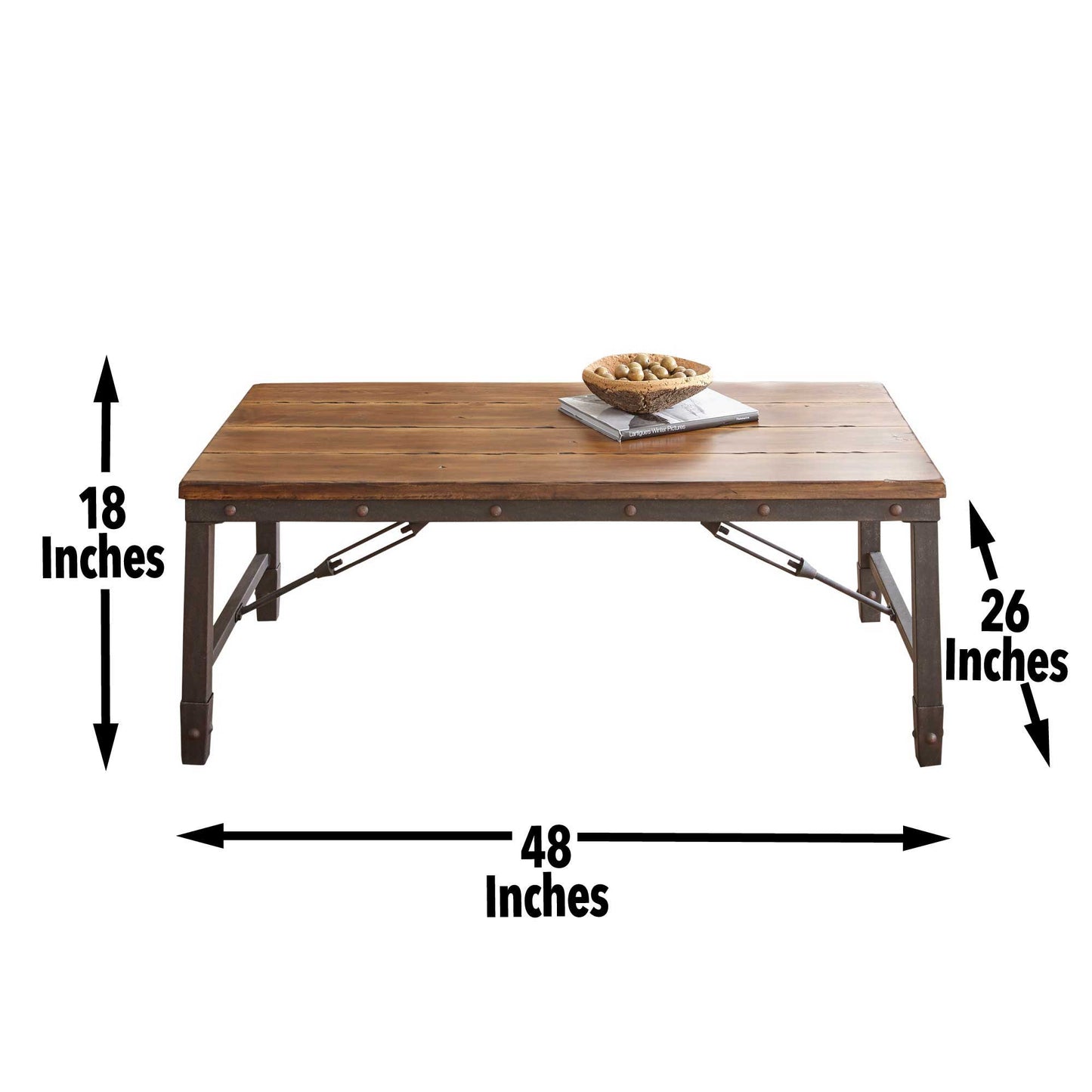 Ashford - Coffee Table - Brown - Hornell Furniture Outlet