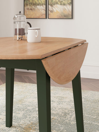 Gesthaven - Round Dining Room Drop Leaf Table - Hornell Furniture Outlet