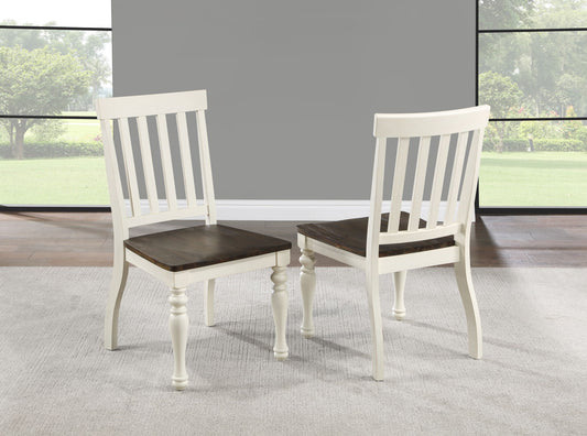 Joanna - Side Chair (Set of 2) - White - Hornell Furniture Outlet