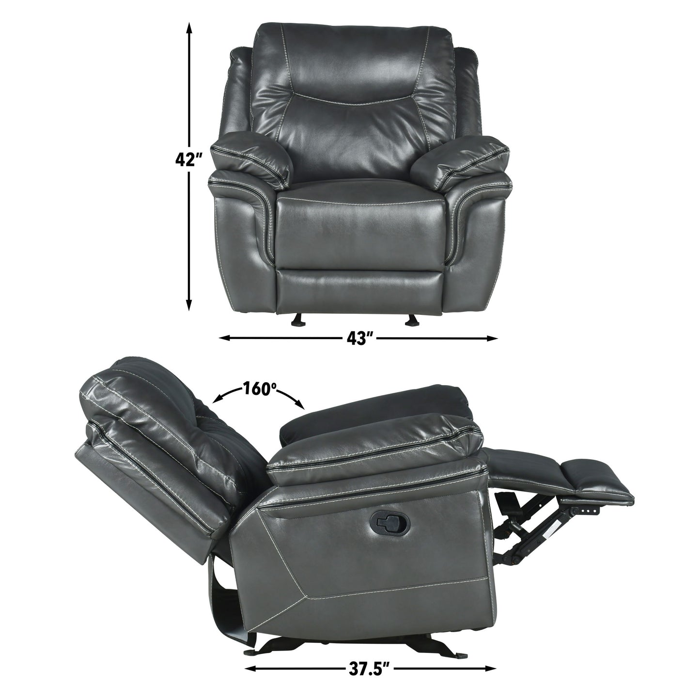 Isabella - Recliner Chair - Hornell Furniture Outlet