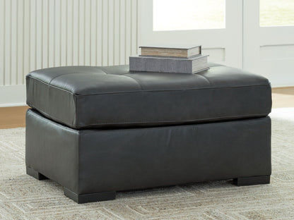 Brindley Pier - Fog - Oversized Accent Ottoman - Hornell Furniture Outlet