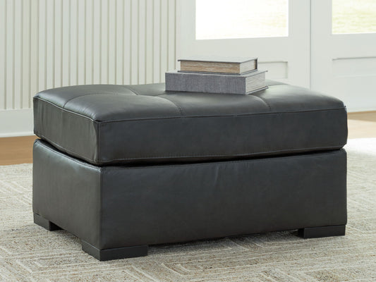 Brindley Pier - Fog - Oversized Accent Ottoman - Hornell Furniture Outlet