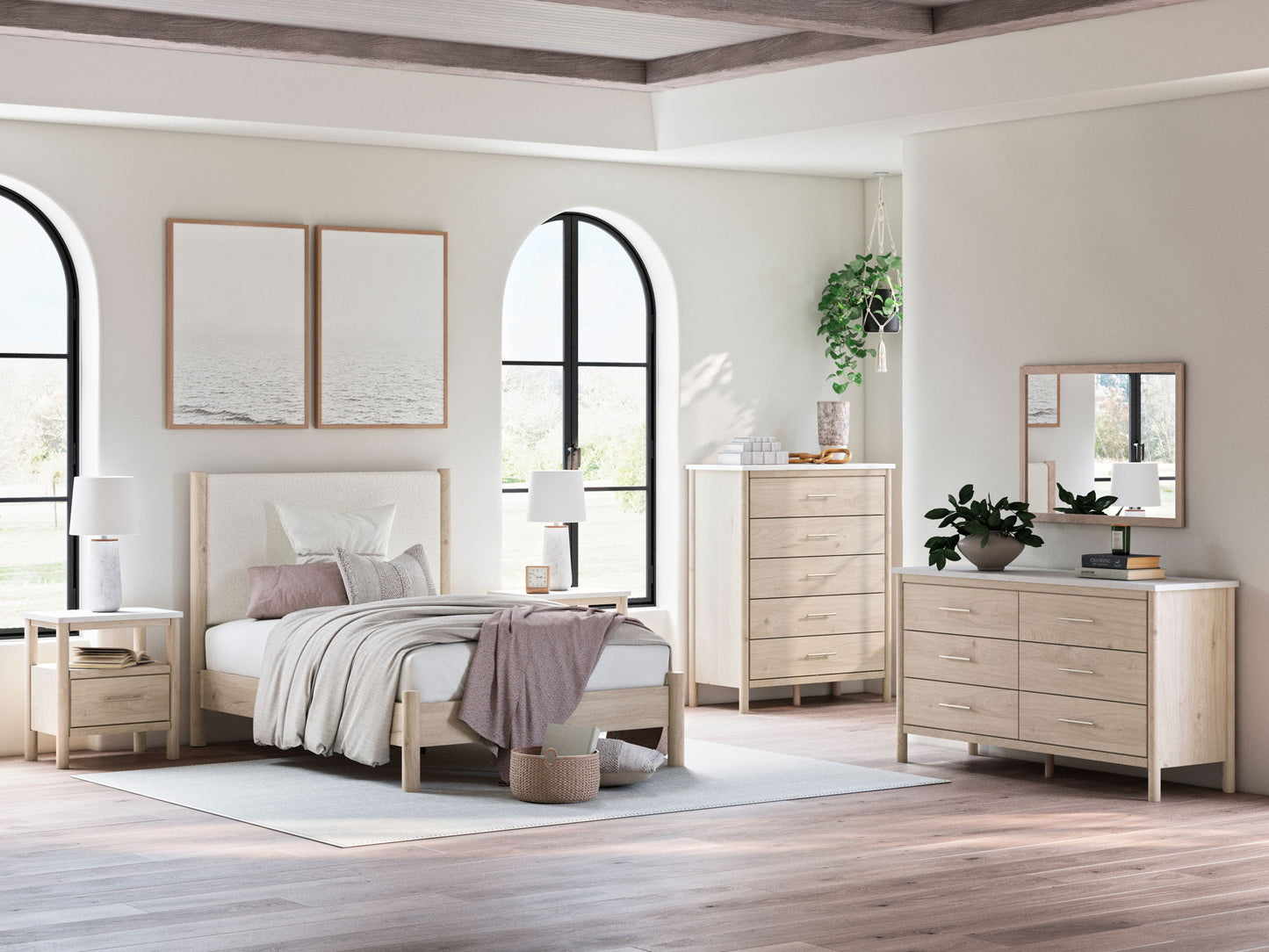 Cadmori - Panel Bedroom Set - Hornell Furniture Outlet