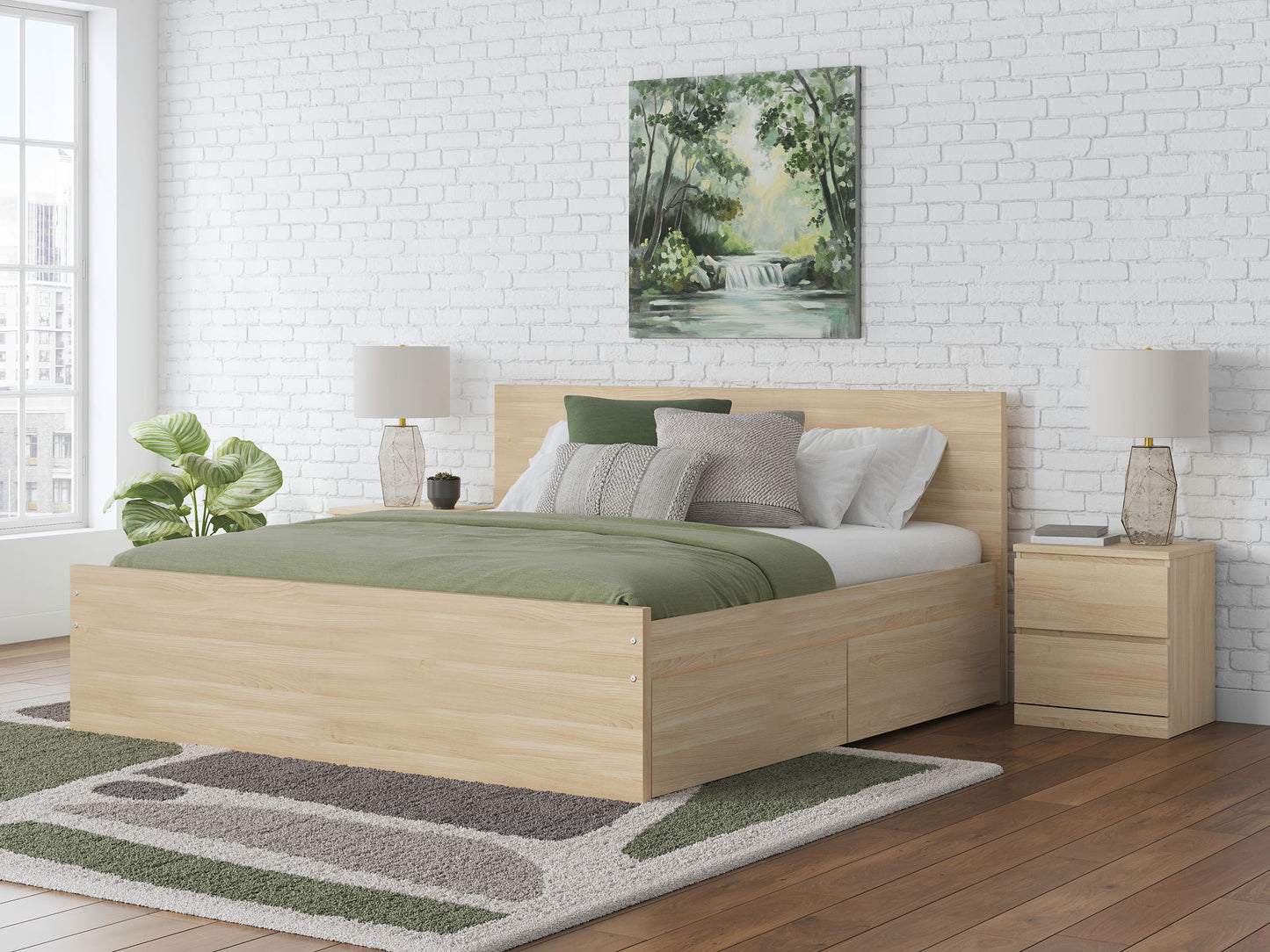 Onita - Panel Platform Bed - Hornell Furniture Outlet