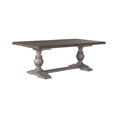 River Place - Trestle Table - Gray - Hornell Furniture Outlet