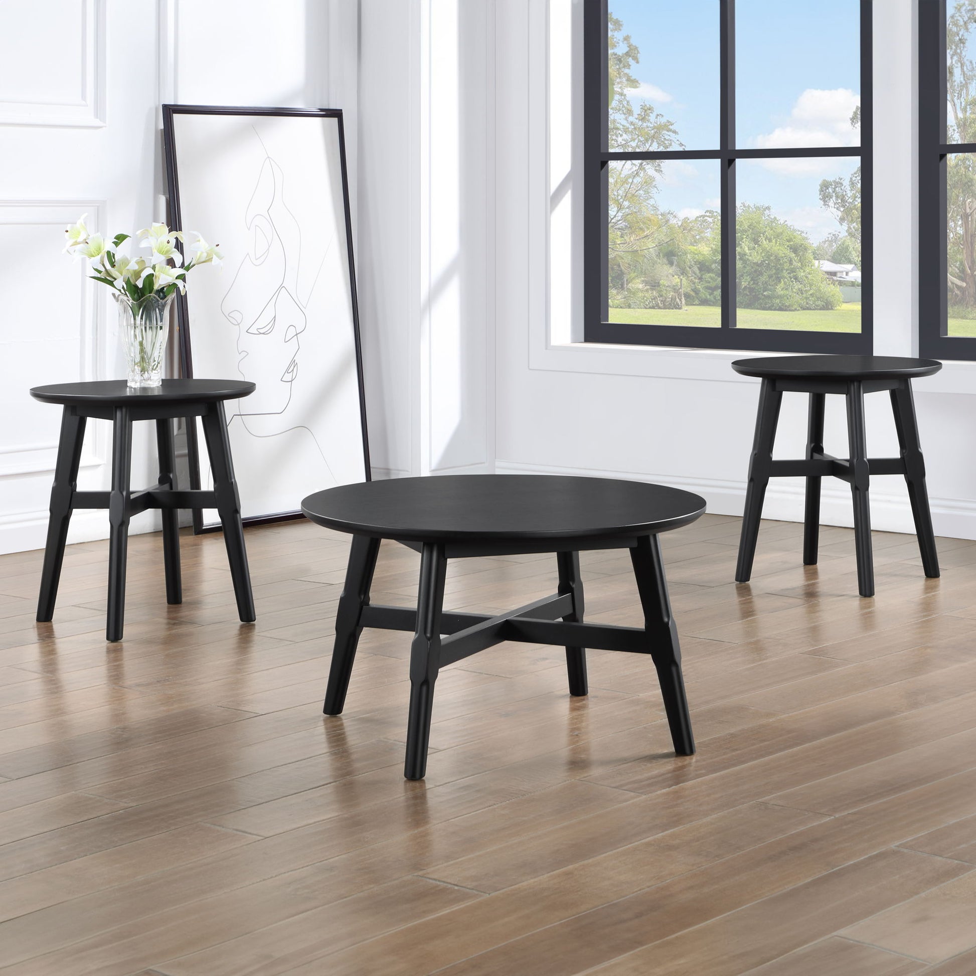 Oslo - 3 Piece Table Set - Hornell Furniture Outlet