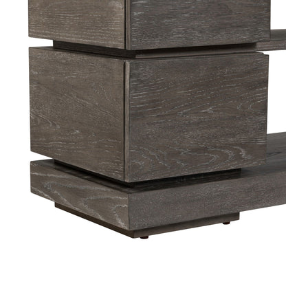 Piedmont - 84'' TV Console - Charcoal / Ash - Hornell Furniture Outlet