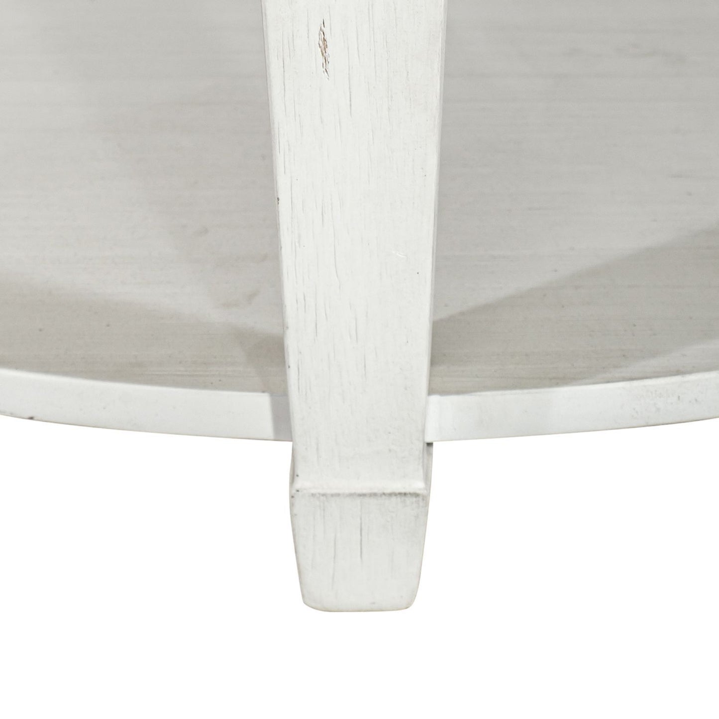 Allyson Park - Round Cocktail Table - White - Hornell Furniture Outlet