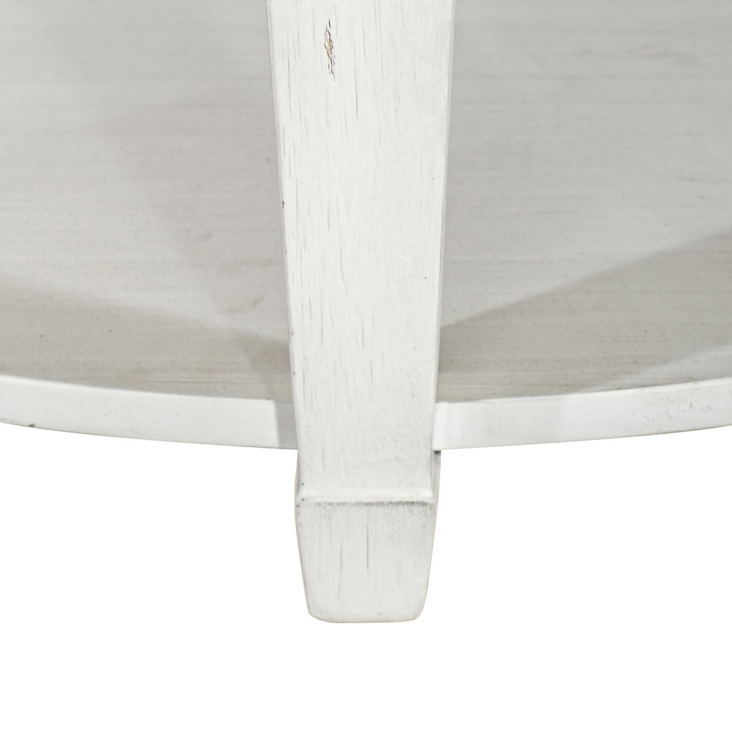 Allyson Park - Round Cocktail Table - White - Hornell Furniture Outlet