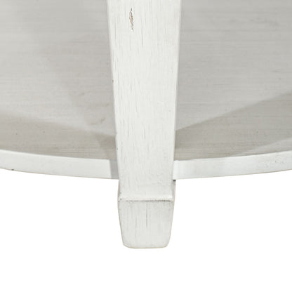 Allyson Park - Round Cocktail Table - White - Hornell Furniture Outlet