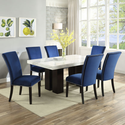 Camila - Rectangular Dining Set - White Top - Hornell Furniture Outlet