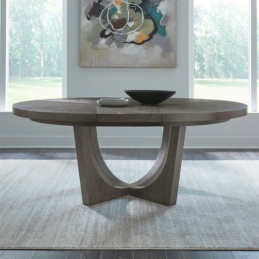 Cascade Falls - Pedestal Table - Satin Espresso