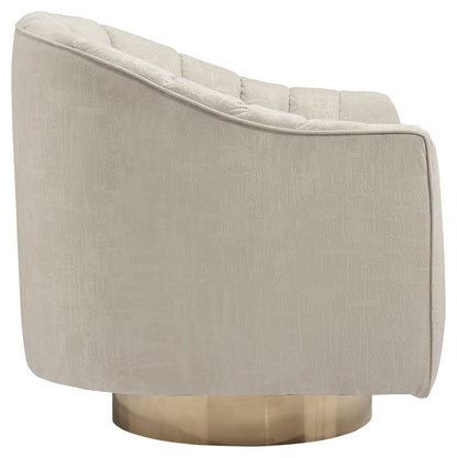 Penzlin - Pearl - Swivel Accent Chair - Hornell Furniture Outlet