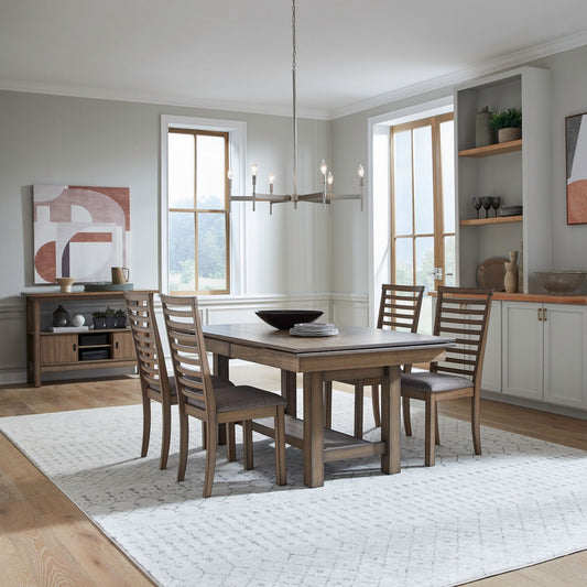 Brook Bay - Trestle Table Set - Hornell Furniture Outlet