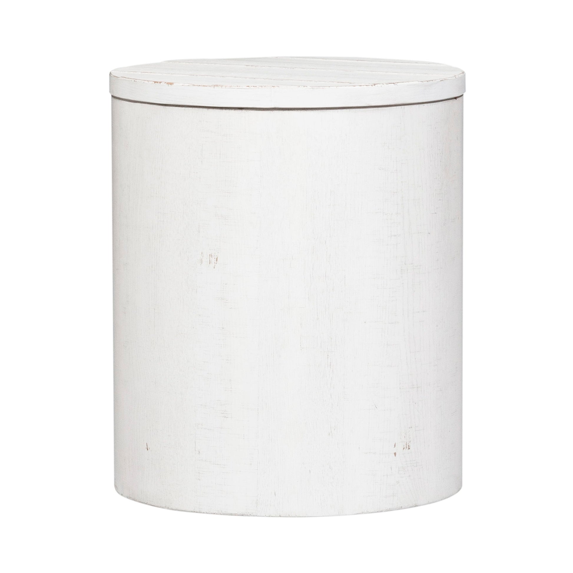 Modern Farmhouse - Drum End Table - Hornell Furniture Outlet