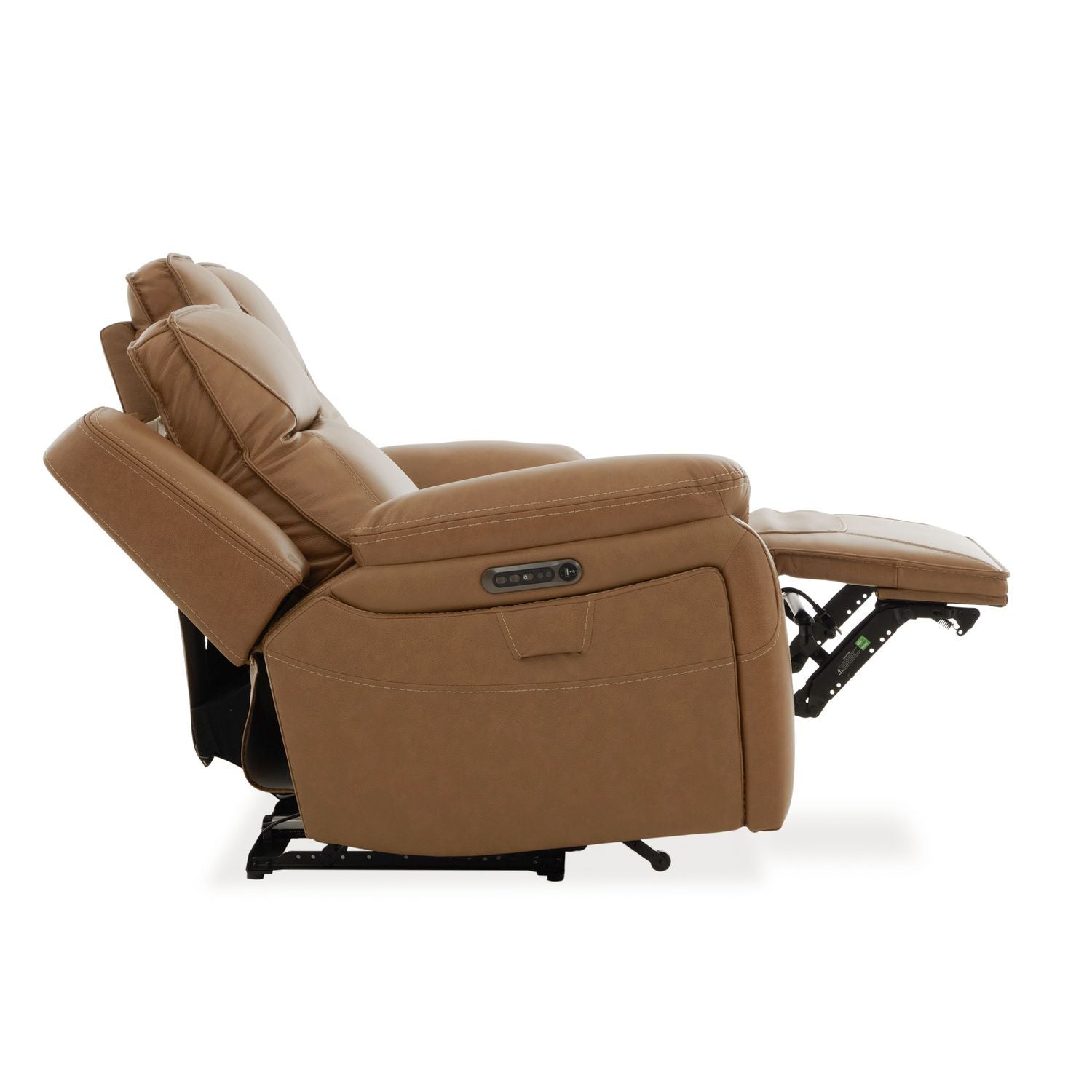 Callihan - Loveseat With Console P3 & ZW - Brown - Hornell Furniture Outlet