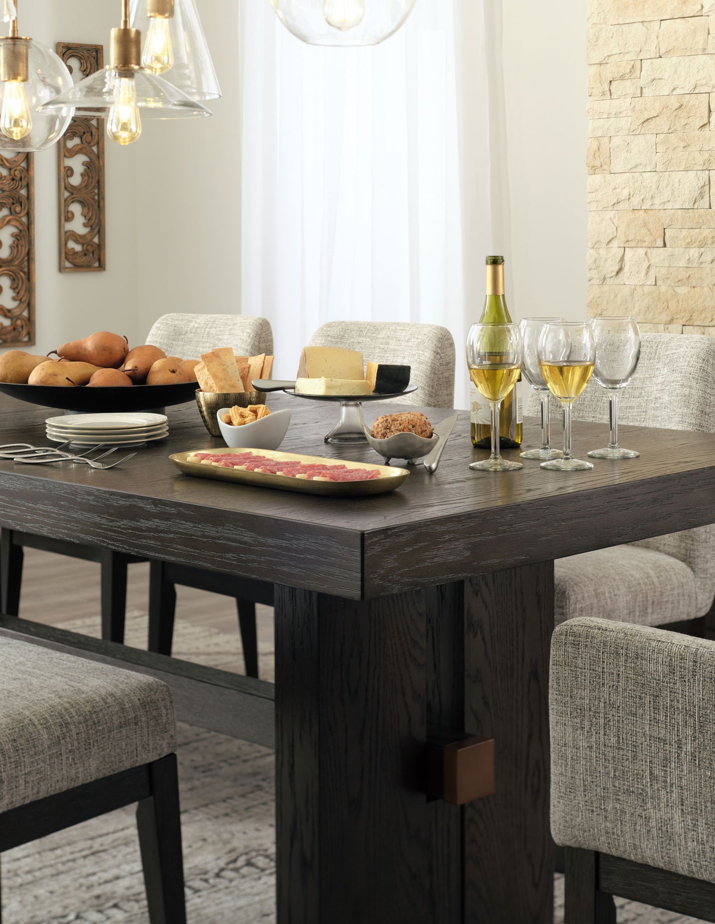 Burkhaus - Dining Room Set - Hornell Furniture Outlet