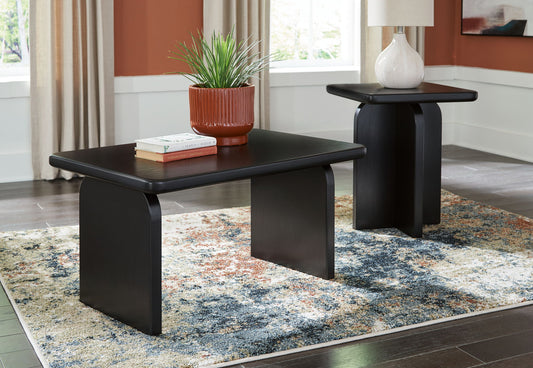 Mitchalli - Black - Occasional Table Set (Set of 2) - Hornell Furniture Outlet