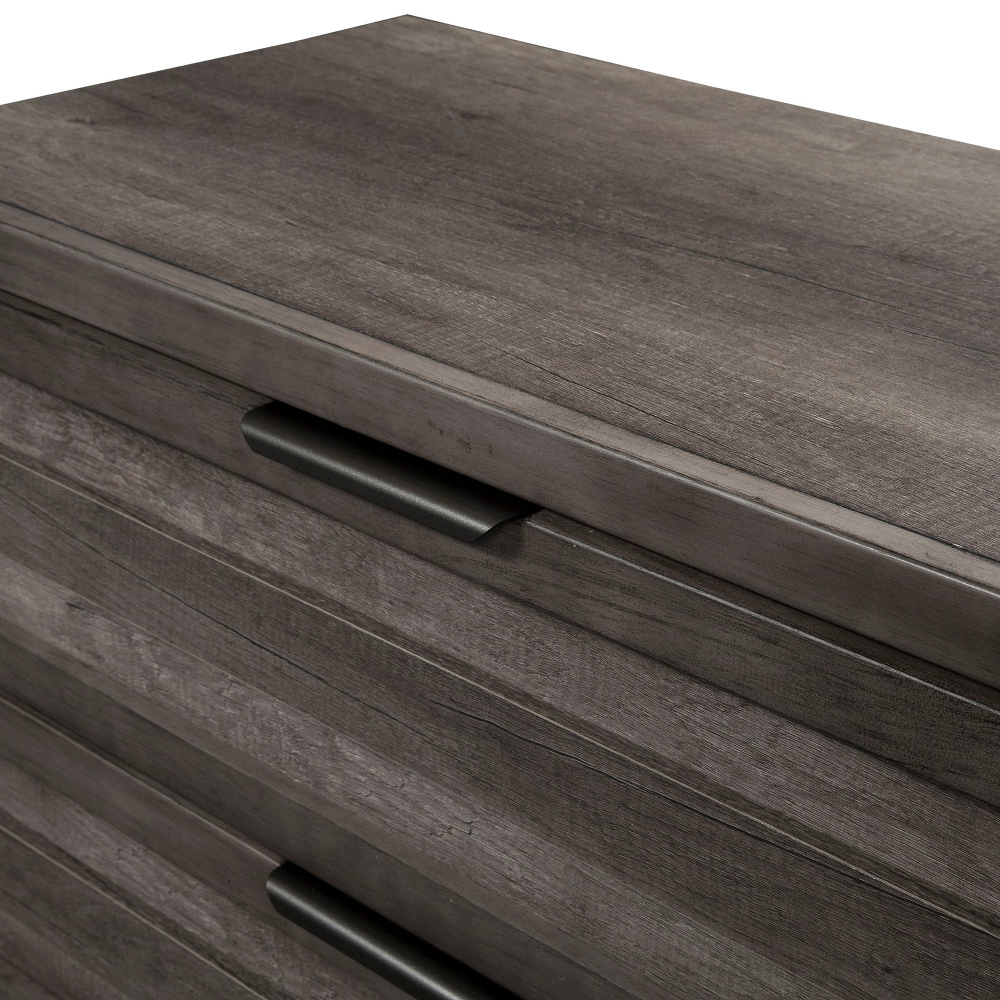 Tanners Creek - 5 Drawer Chest - Dark Gray - Hornell Furniture Outlet