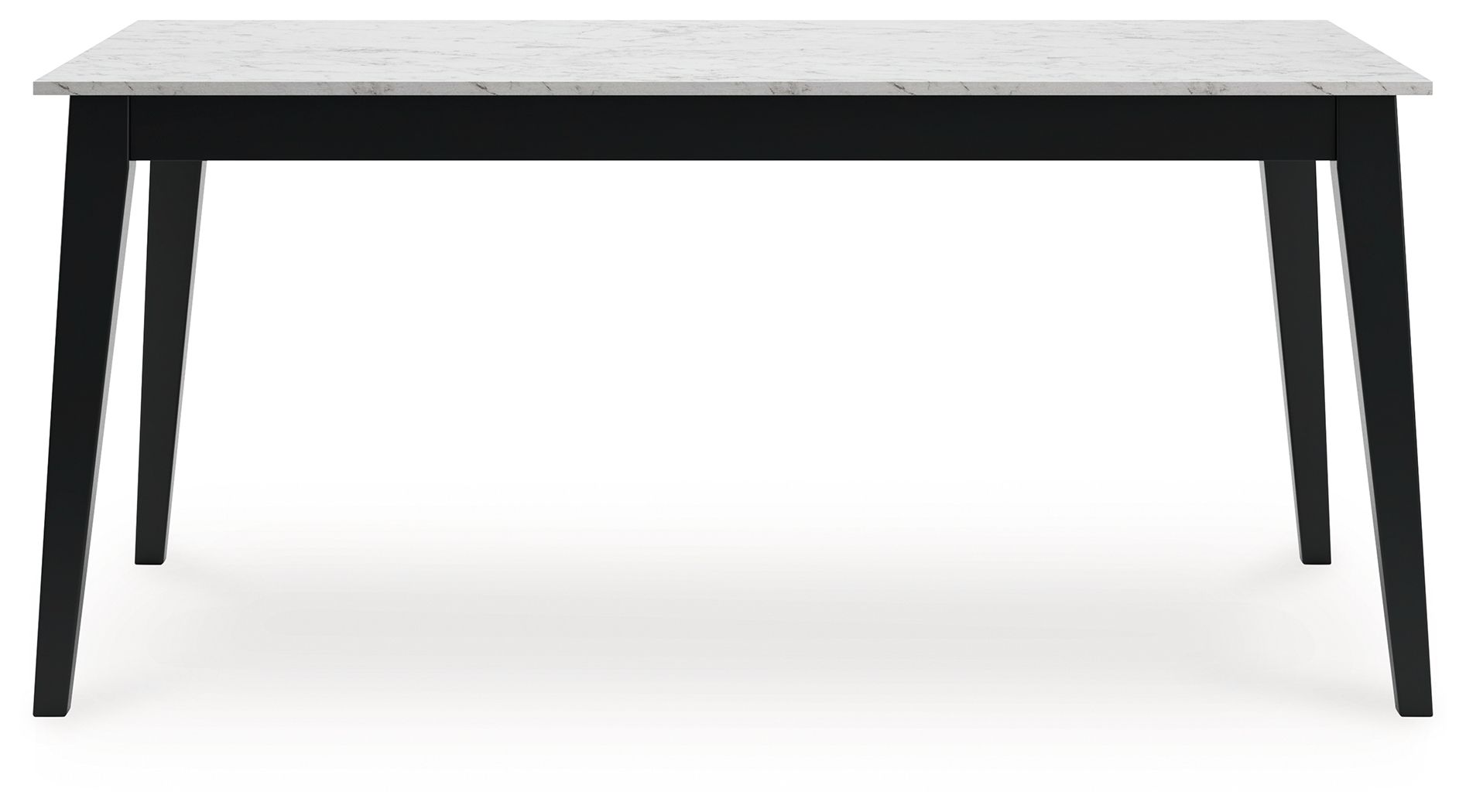 Jettaya - Black / White - Rectangular Dining Room Table - Hornell Furniture Outlet