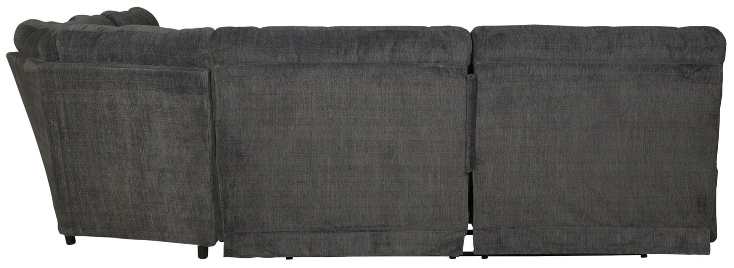 Ashland - Reclining Sectional With 4 Lay Flat Reclining Seats - Hornell Furniture Outlet