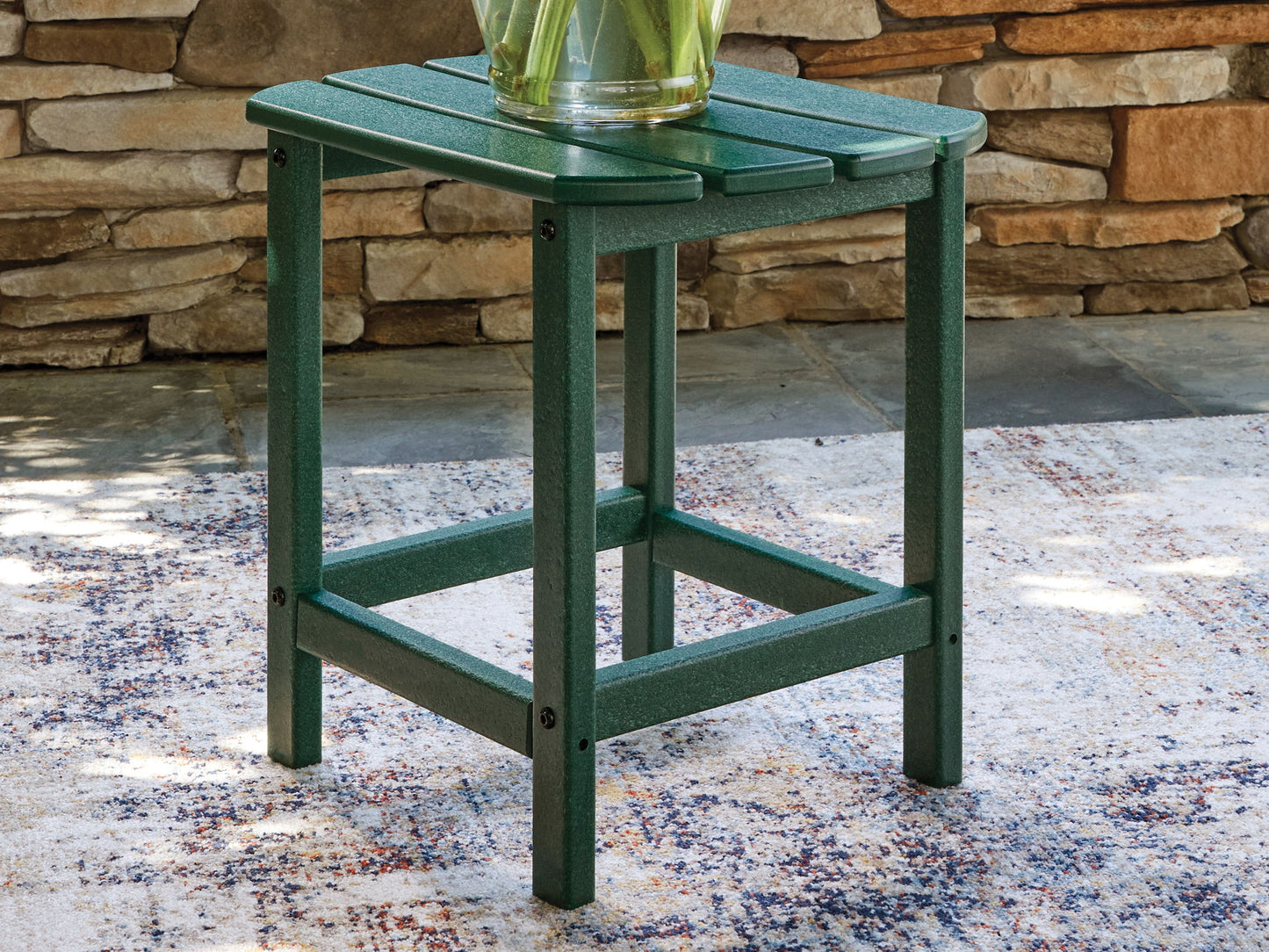 Sundown Shores - Green - Rectangular End Table - Hornell Furniture Outlet